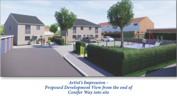 Lot: 66 - LAND WITH PLANNING FOR THREE NEW HOMES -